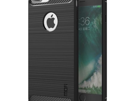 MOFI For iPhone 7 Plus 5.5 inch 8 Plus 5.5 inch Carbon Fiber Texture Brushed TPU Case Scratch-resistant Mobile Phone Cover For Sale