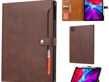 PU Leather Wallet Tablet Stand Protector Cover with Pen Slot for iPad Air (2022) (2020) Fashion