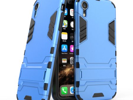 Cool Guard Plastic TPU Hybrid Phone Case with Kickstand for iPhone XR 6.1 inch Discount