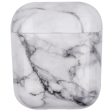 Water Transfer Printing Marble Pattern PC Case for Apple AirPods with Wireless Charging Case (2019) AirPods with Charging Case (2019) (2016) For Sale