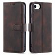 AZNS Shock-Absorbed Leather Phone Cover + Soft TPU Inner Shell Wallet Stand Case for iPhone SE (2022) SE (2020) 8 7 Cheap