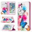 Auto-absorbed PU Leather Wallet Stand Cell Phone Case with Pattern Printing for iPhone SE (2020) SE (2022) iPhone 7 8 4.7 inch on Sale