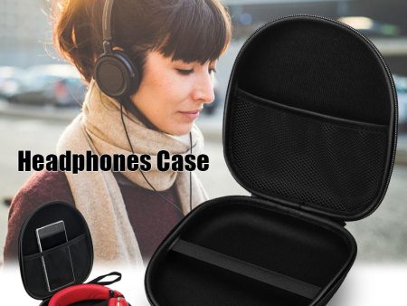 Portable Zippered Round Shaped Earphone Headphone Earbud Carrying Storage Bag Case Supply