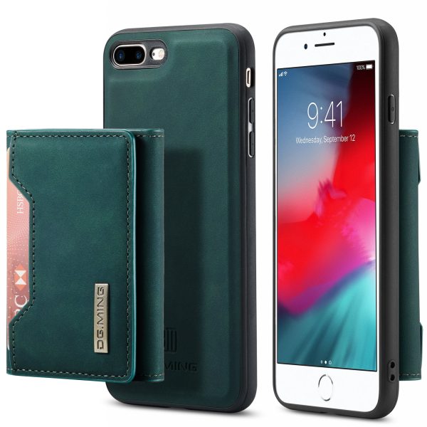 DG.MING M2 Series Detachable Wallet Leather Case Kickstand Magnetic Cover Compatible with Wireless Charging for iPhone 7 Plus 5.5 inch   8 Plus 5.5 inch For Sale