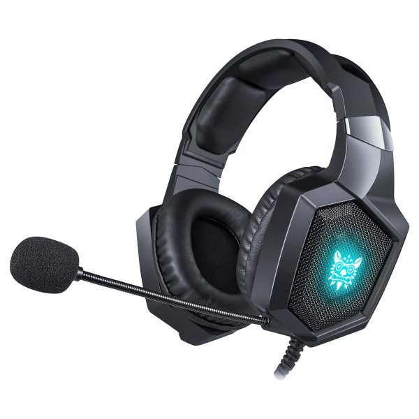 ONIKUMA K8 RGB Light Wired Headphone Gaming Headset with Mic for PS4 Xbox One Computer PC Gamer For Sale