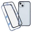 Double-Sided High-Transparent Tempered Glass + Detachable 2-in-1 Magnetic Metal Frame Phone Case for iPhone 13 mini 5.4 inch Supply