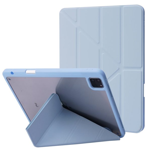 Auto Wake Sleep PU Leather + Acrylic Deformable Stand Tablet Case Cover for iPad Pro 11-inch (2021) (2020) on Sale