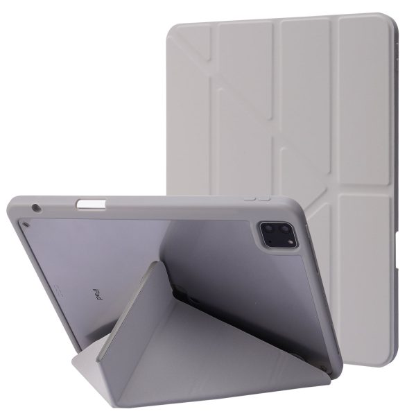 Auto Wake Sleep PU Leather + Acrylic Deformable Stand Tablet Case Cover for iPad Pro 11-inch (2021) (2020) on Sale