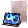 Flower Pattern Leather Tablet Stand Cover with Auto Wake Sleep Function and Card Holder for iPad Air (2020) Air (2022) Sale