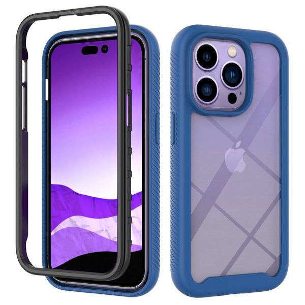 Drop-proof Hybrid Phone Case for iPhone 14 Pro 6.1 inch, TPU Frame PC + Acrylic Back Cover For Cheap