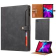 Full Protection PU Leather Wallet Stand Tablet Case with Pen Slot Design for iPad Pro 12.9-inch (2020) Sale