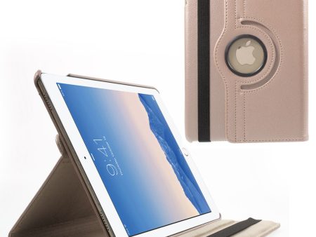 360 Degree Rotary Stand Litchi Grain Smart Leather Case for iPad Air 2 For Sale