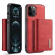 DG.MING M1 Series Magnet Absorption Wallet Leather Coated TPU + PC Hybrid Cover Shell with Kickstand for iPhone 13 mini 5.4 inch Supply