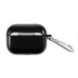 Anti-fingerprint Carbon Fiber Texture TPU Case with Hook for Apple AirPods Pro Online Hot Sale