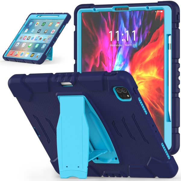 King Kong Series Shockproof 3 Layers Full Body Protection Cover with Magnetic Pencil Holder for iPad Pro 12.9-inch (2020)   (2018) For Discount