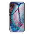 Tempered Glass + TPU Hybrid Case Pattern Printing Phone Cover for iPhone 7 4.7 inch 8 4.7 inch SE (2020) SE (2022) Online Sale