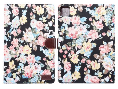 Flower Cloth Skin Wallet PU Leather Tablet Cover for iPad Air (2020) Air (2022) Fashion