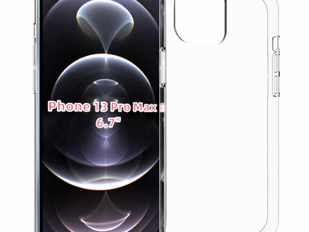 10Pcs Pack Non-slip Watermark-Free Inner Crystal Clear TPU Case for iPhone 13 Pro Max 6.7 inch Online now