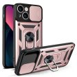 All-round Protective Camera Slide Phone Anti-fall Case Back Shell with Kickstand for iPhone 13 mini 5.4 inch on Sale