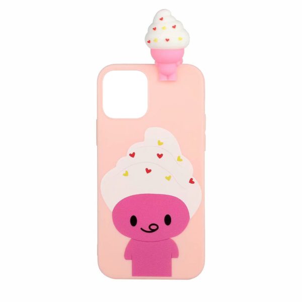 Cute 3D Doll Pattern Printing TPU Protector Phone Case for iPhone 13 mini 5.4 inch For Cheap