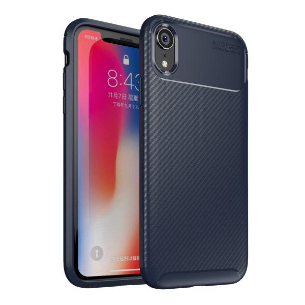 Beetle Series TPU Case for iPhone XR 6.1 inch Carbon Fiber TPU Shell Discount