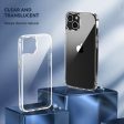 Crystal Clear Hybrid Phone Cover for iPhone 13 mini 5.4 inch, Electroplating Side Buttons High Transparency TPU + PC Mobile Phone Accessory on Sale