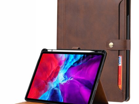 TPU + PU Leather Auto Wake Sleep Tablet Case Pen Slot Stand Wallet Cover for iPad Pro 11-inch (2021) For Cheap