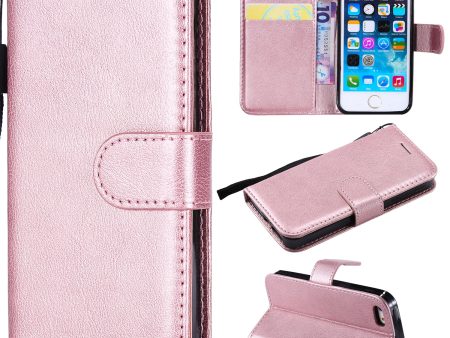 KT Leather Series-2 Wallet Leather Stand  Case for iPhone SE 5s 5 on Sale