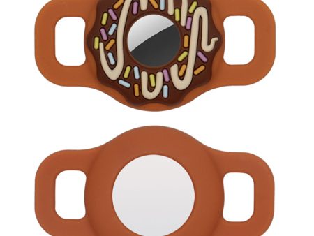 Doughnut Silicone Cover for AirTag Bluetooth Tracker Protective Case for Dogs Cats Pets (Round Type) Hot on Sale