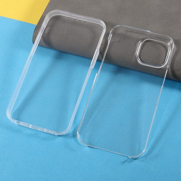 Well-Protected Anti-Drop Transparent Durable TPU + PET + Acrylic Detachable 2-in-1 Phone Hybrid Case for iPhone 13 mini 5.4 inch Sale