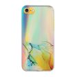 Bling Light Marble Pattern Colorful Laser Flexible TPU Phone Cover Case for iPhone 7 4.7 inch 8 4.7 inch SE (2020) SE (2022) Online Hot Sale