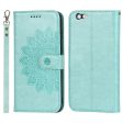 Anti-Collision R61 Texture Felled Seam PU Leather Pattern Imprinting Wallet Mobile Cover Shell for iPhone SE (2022) SE (2020) 8 7 Supply