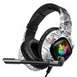 ONIKUMA K19 Camouflage Wired Gaming Heaset PS4 PC Gamer Stereo Headphones with Mic and LED Light For Sale