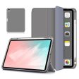 Auto Wake Sleep Litch Skin PU Leather Tri-fold Stand Case with Pencil Holder for iPad Air (2020) Air (2022) Discount