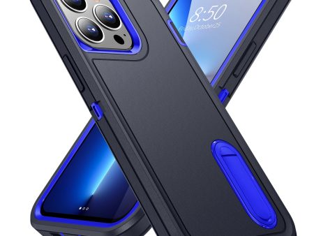 Defender Series Military Drop-resistant Phone Case for iPhone 13 Pro 6.1 inch, PC + TPU Cover with Kickstand Sale