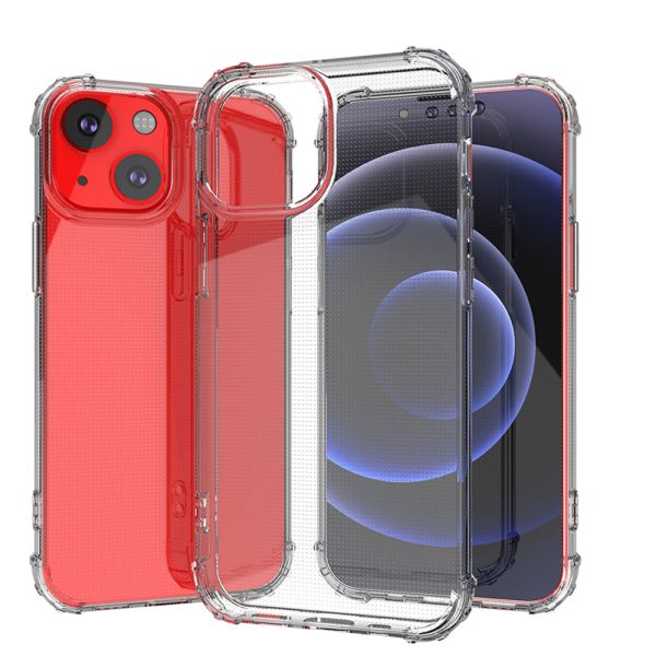 Transparent TPU Shockproof Phone Back Case Shell for iPhone 13 mini 5.4 inch Online