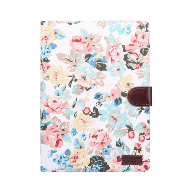 Flower Cloth Skin Wallet PU Leather Tablet Cover for iPad Air (2020) Air (2022) Fashion