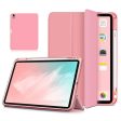 Auto Wake Sleep Litch Skin PU Leather Tri-fold Stand Case with Pencil Holder for iPad Air (2020) Air (2022) Discount