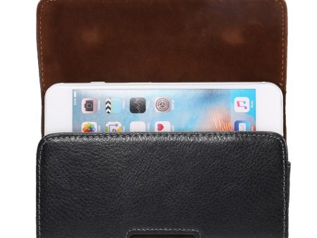 Genuine Leather Holster Pouch for iPhone 6s Plus   Huawei P9 Plus, Size: 160 x 85 x 15mm Fashion