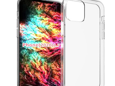 10Pcs Pack Soft TPU Back Cover with Anti-watermark Inner for iPhone 12 Pro Max 6.7 inch For Cheap