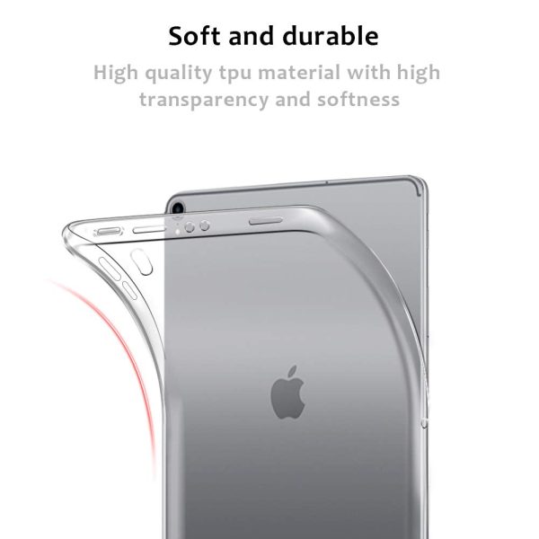 For iPad Air (2020) Air (2022) Pro 11-inch (2018) Crystal Clear Soft Case Shockproof TPU Tablet Protective Cover on Sale