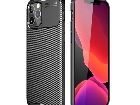 Carbon Fiber Skin Case Drop-proof TPU Shell for iPhone 12 Pro 6.1 inch For Cheap