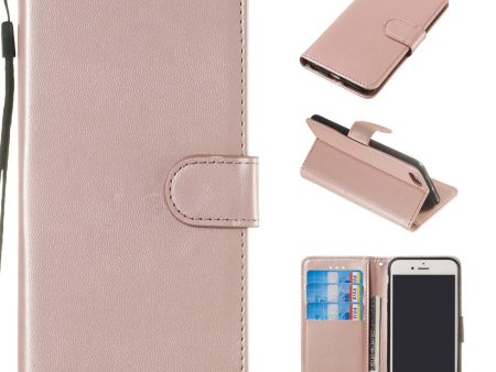 Pure Color Leather Wallet Stand Cell Phone Case Cover for iPhone 6   6s 4.7-inch Fashion